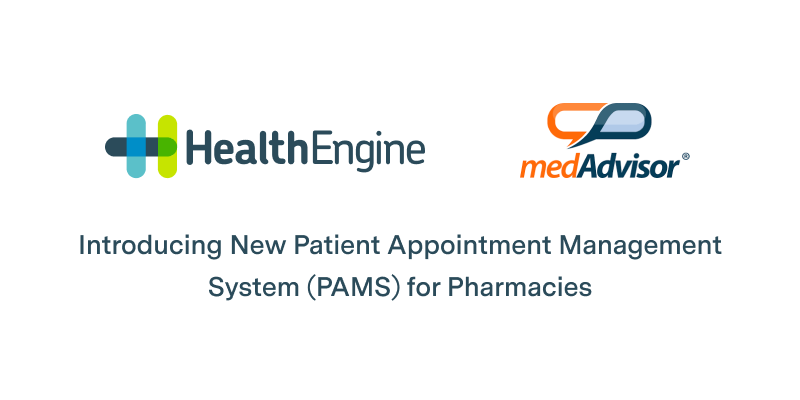 HealthEngine Introduces  New Online Booking & Appointment Management Platform for Pharmacies with MedAdvisor Integration